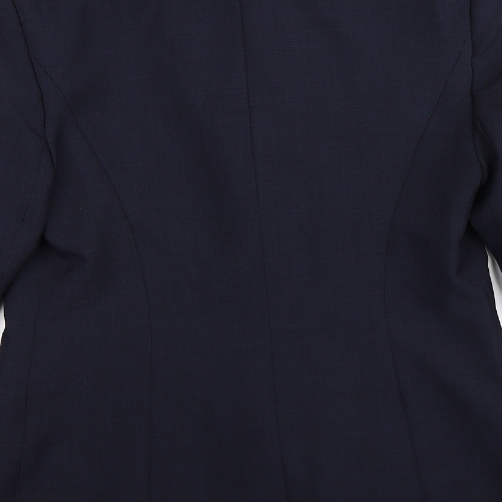 Berkertex Womens Blue Jacket Suit Jacket Size 10