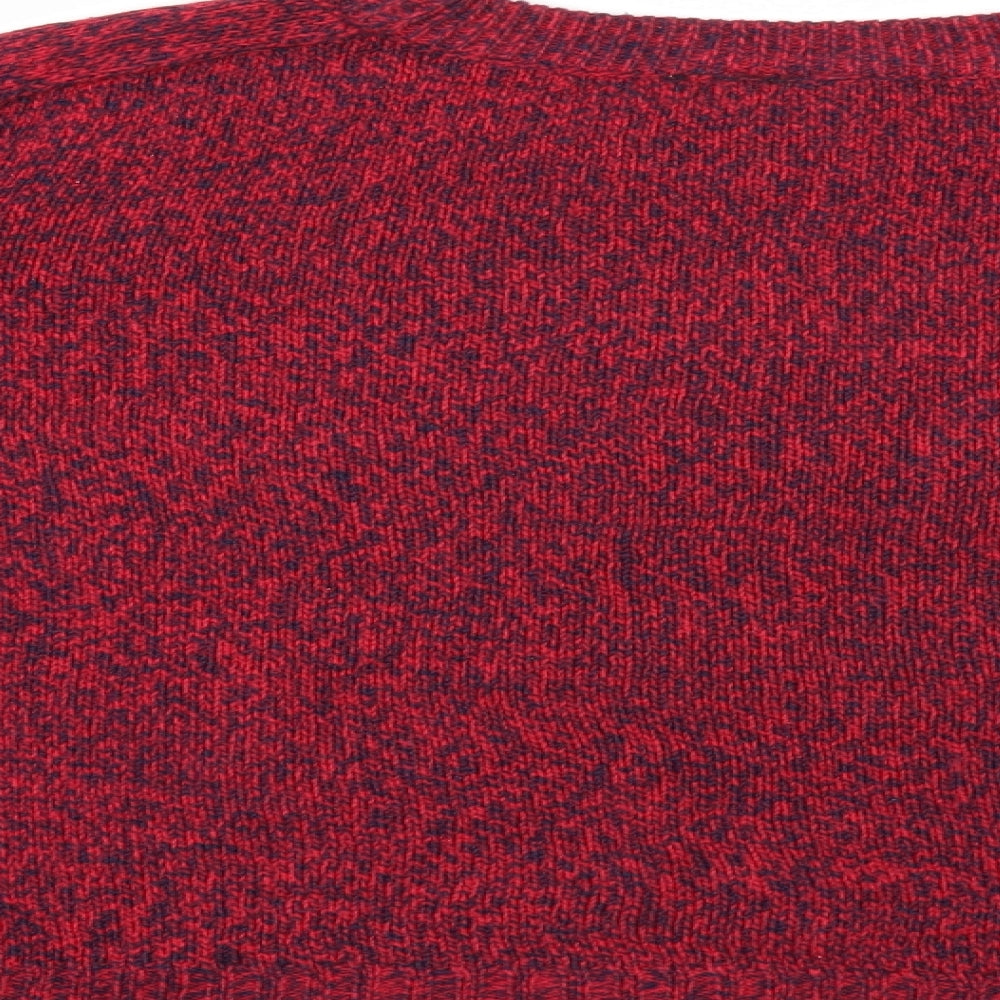 Divided Womens Red Pullover Jumper Size L