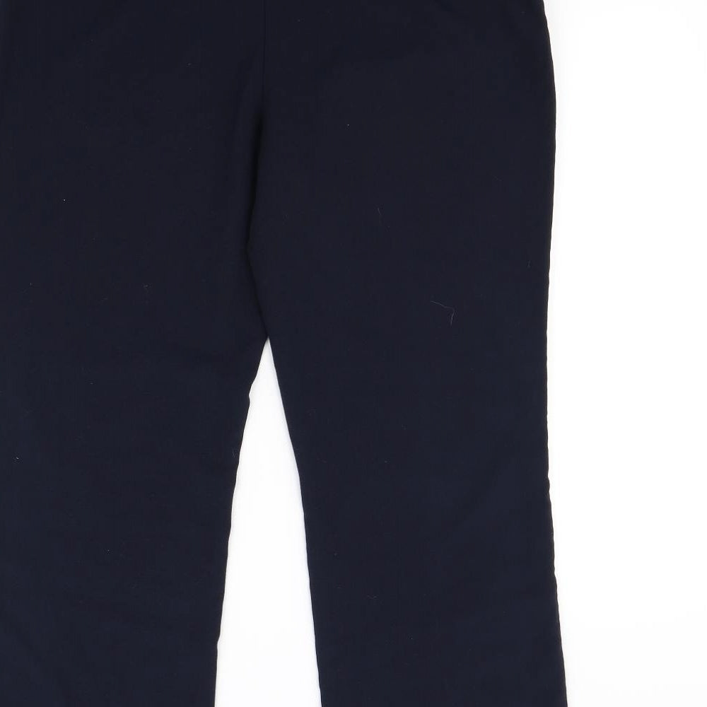 M&Co Womens Blue Dress Pants Trousers Size 14 L27 in