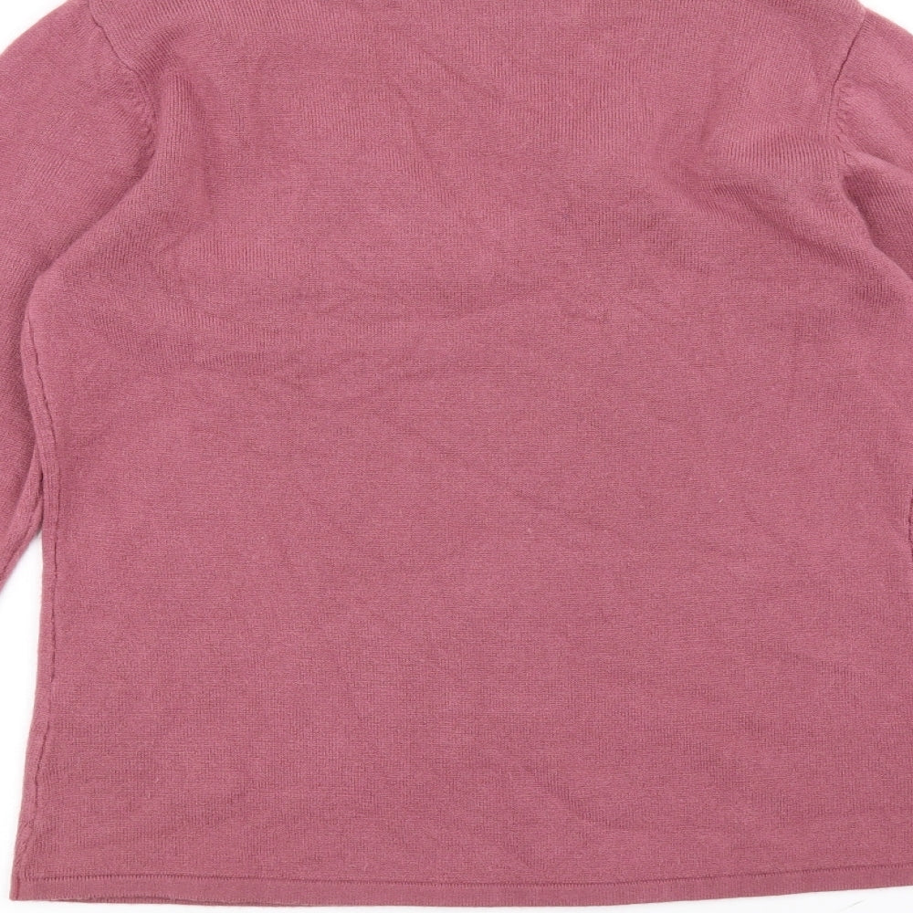 Joanna Hope Womens Pink Pullover Jumper Size 12