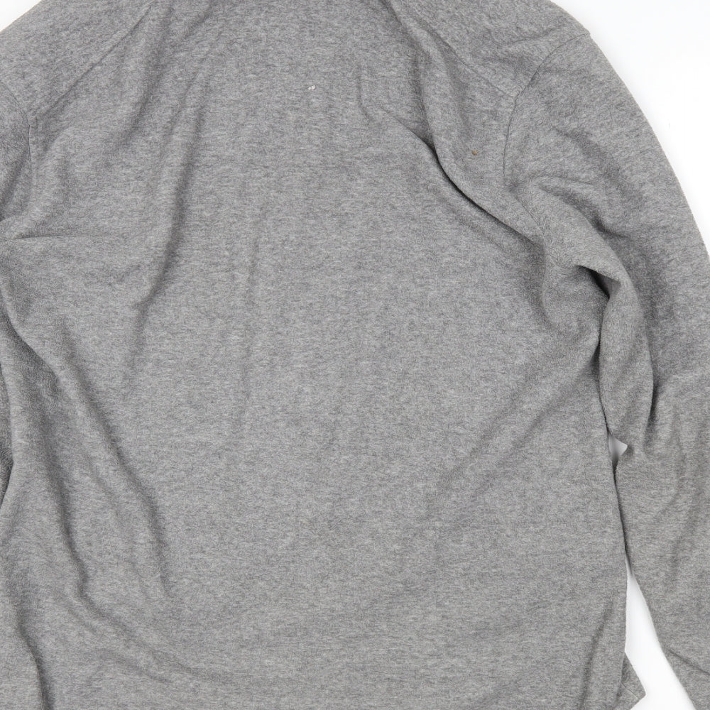 Cedarwood State Womens Grey Henley Jumper Size M