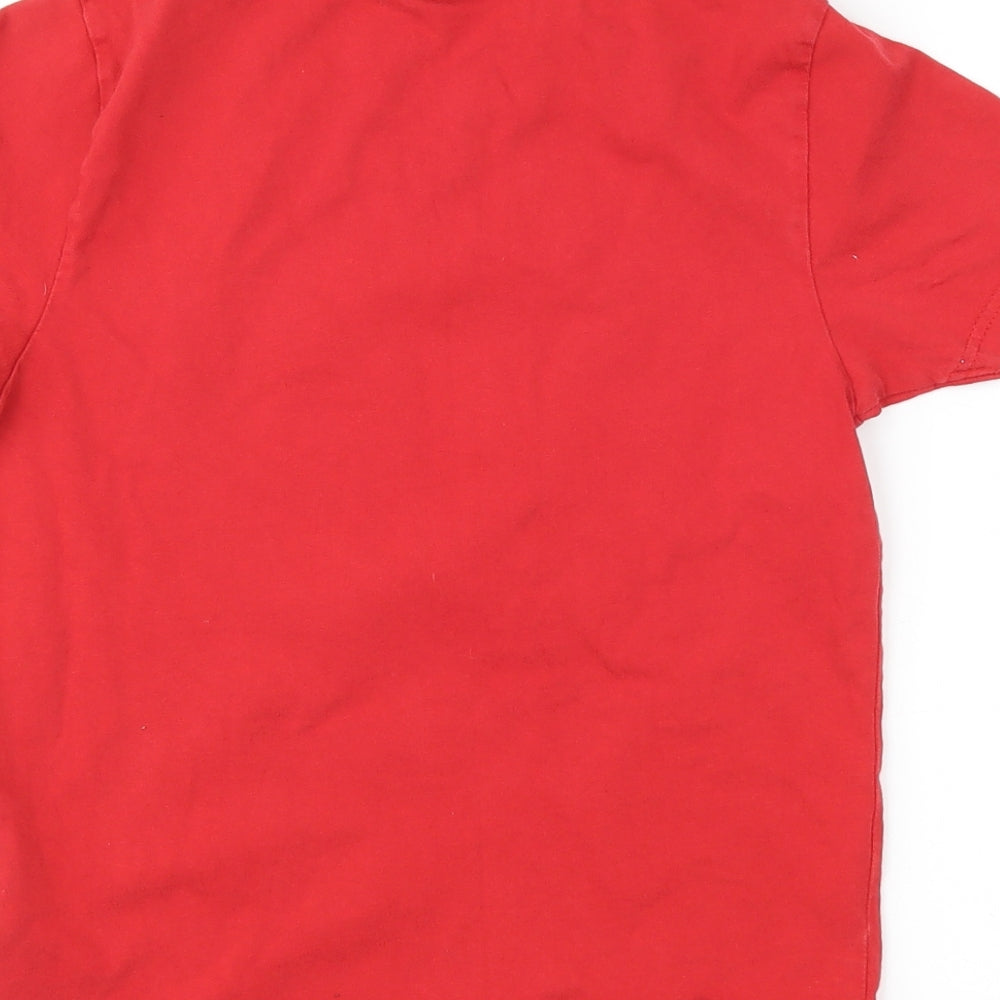 No Fear Boys Red Basic T-Shirt Size 7-8 Years - Graphic