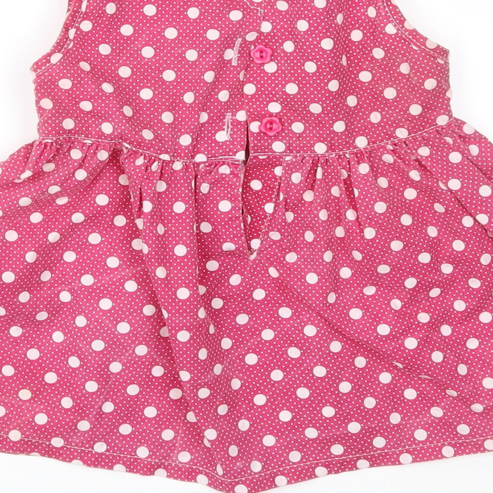 Isabelle Rose Collection Girls Pink Polka Dot Fit & Flare Size 18-24 Months