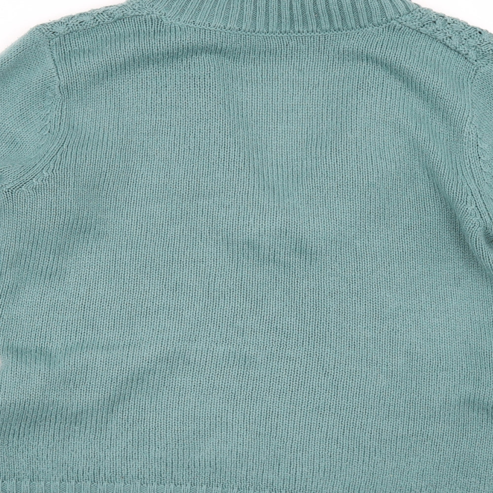 Bonmarché Womens Green Pullover Jumper Size S