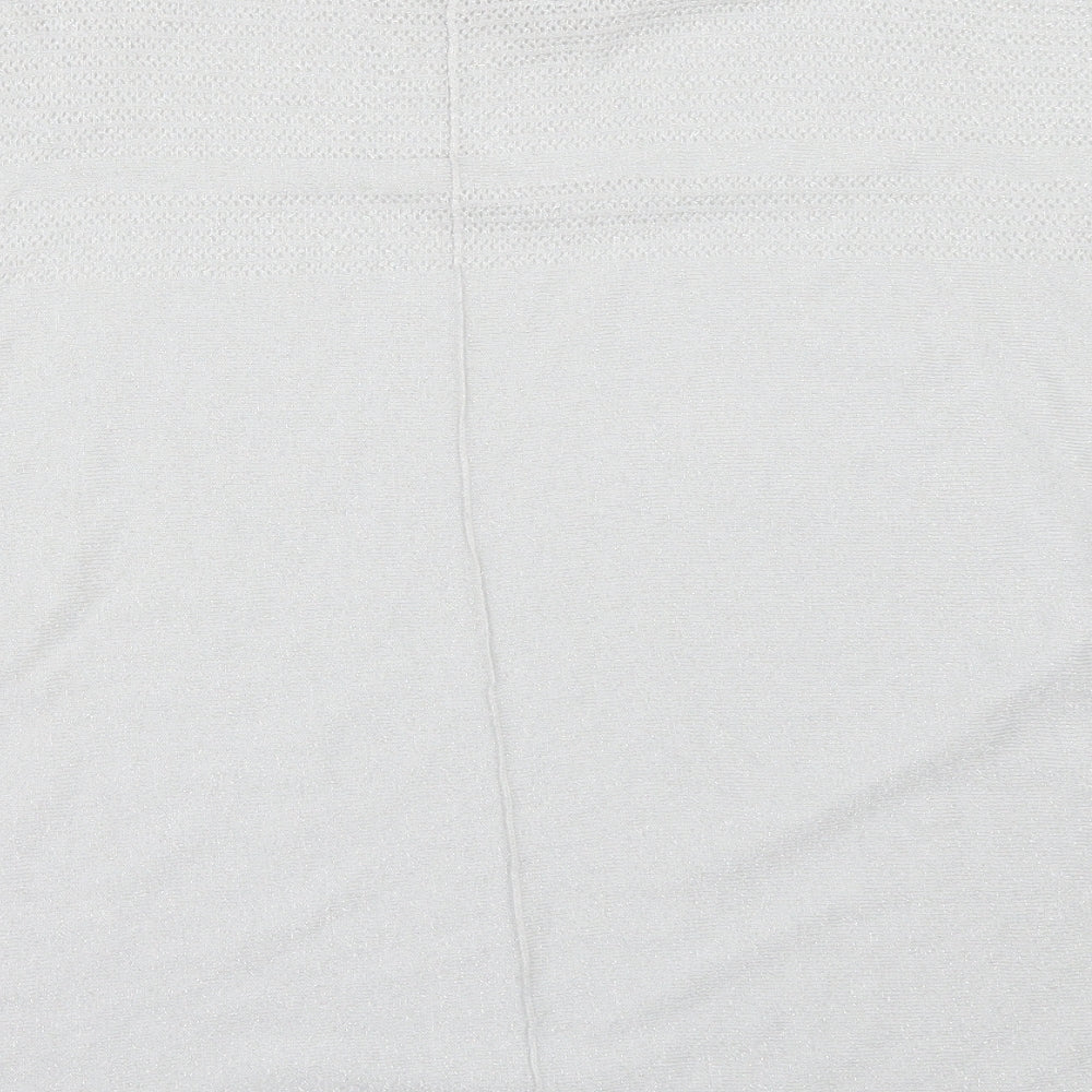 NEXT Womens Silver Basic Size L - cold shouder