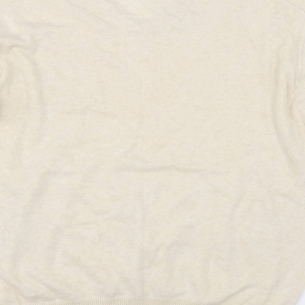 bas harbour Mens Ivory Pullover Jumper Size M