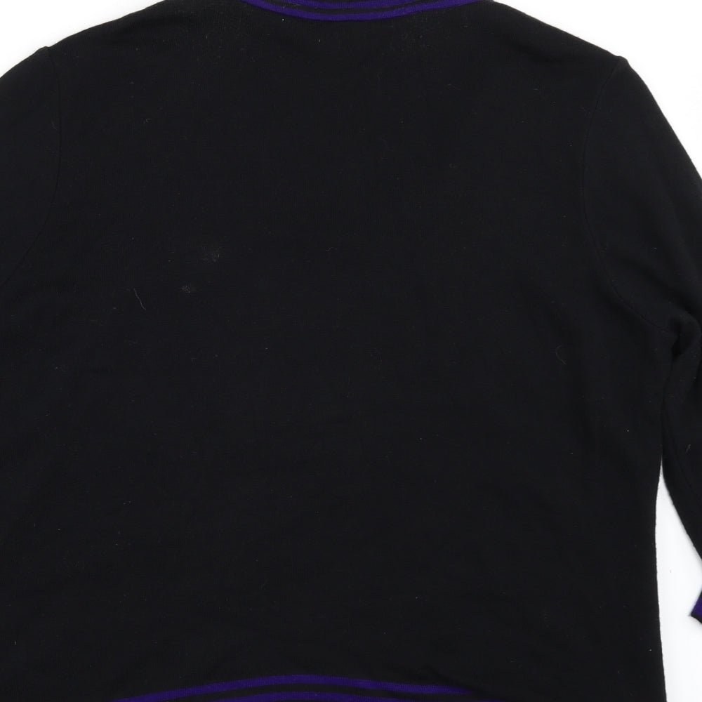 Per Una` Womens Black Pullover Jumper Size 18