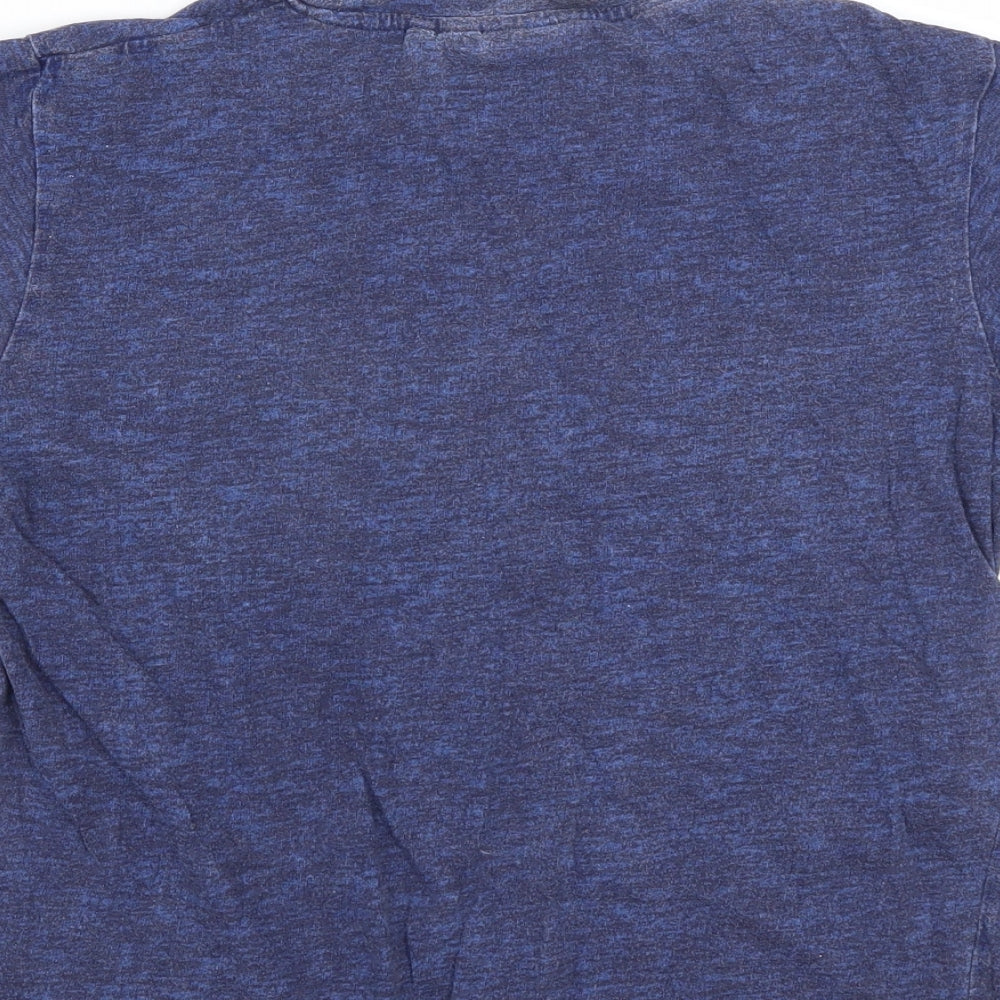 Lee Cooper Boys Blue Basic T-Shirt Size 9-10 Years