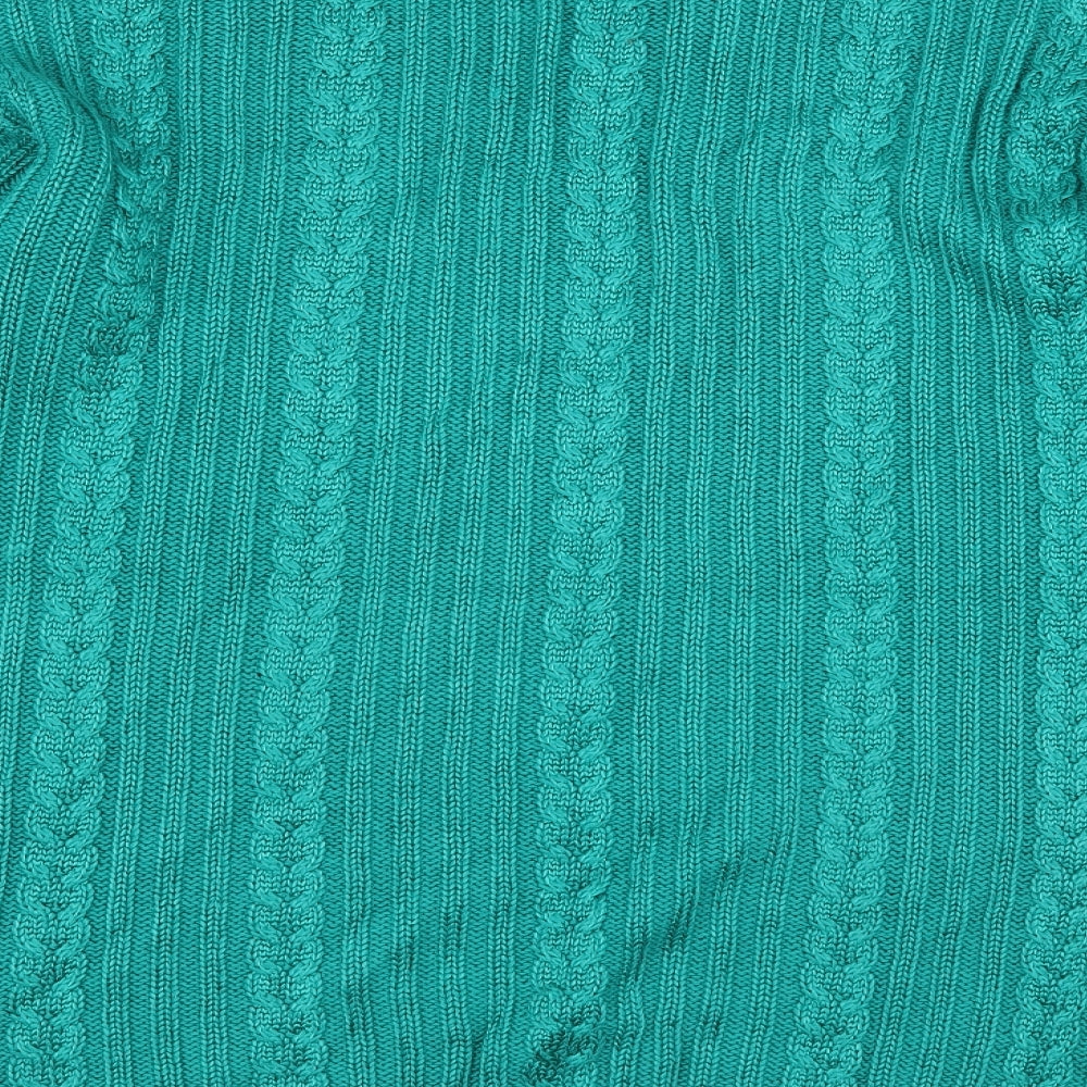 Jumper Womens Green Pullover Jumper Size S