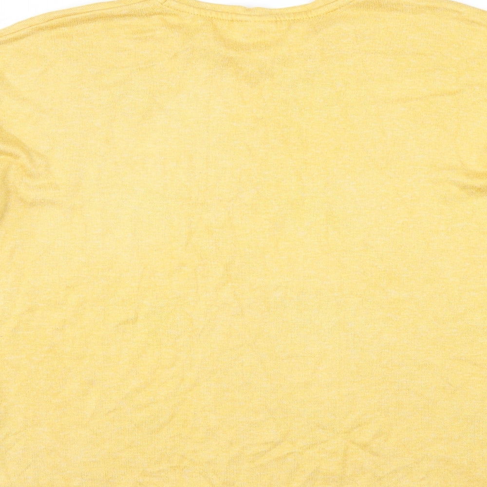 Zara Girls Yellow Pullover Jumper Size 13-14 Years