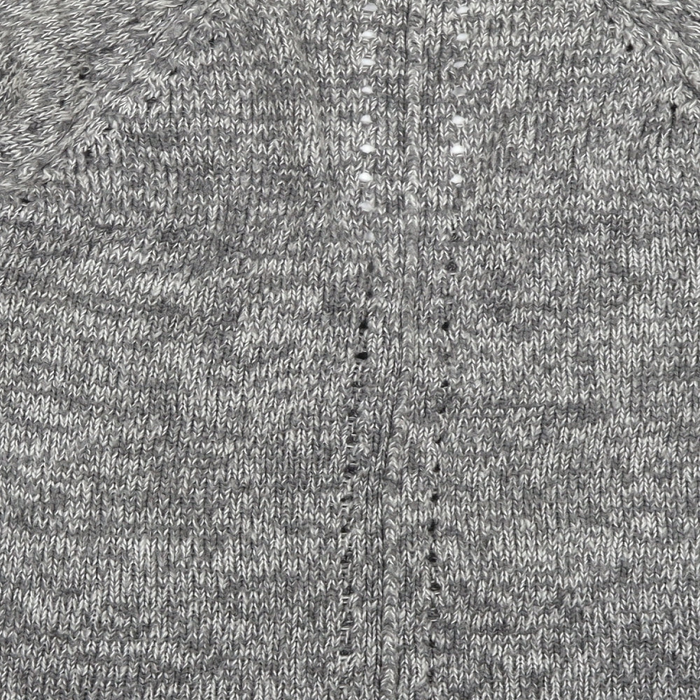 New Look Womens Grey Cardigan Jumper Size 16