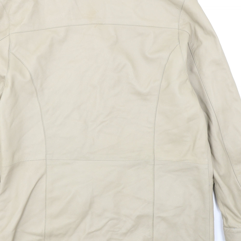 EFE Womens Beige Overcoat Coat Size 12