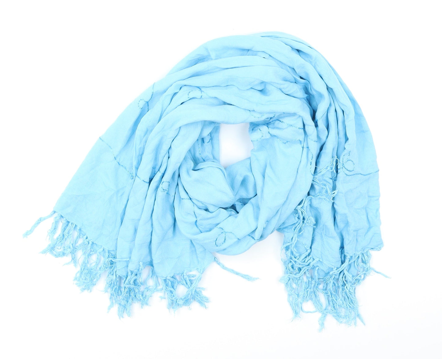 Preworn Womens Blue Scarf