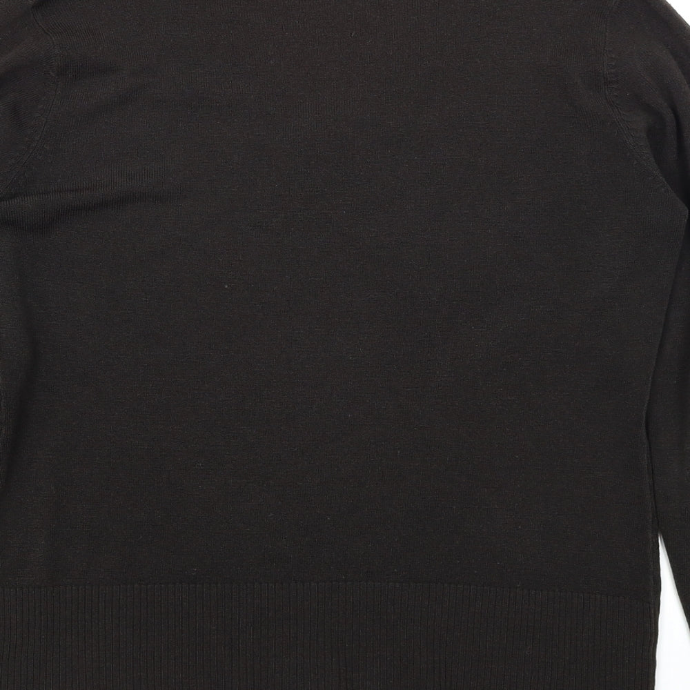 F&F Womens Brown Pullover Jumper Size 16