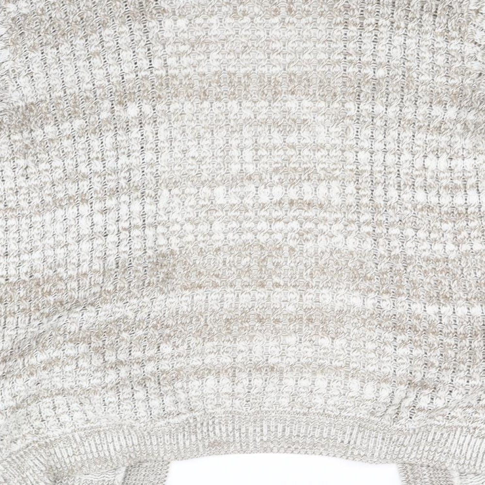 Glimpse Womens Beige Cardigan Jumper Size L