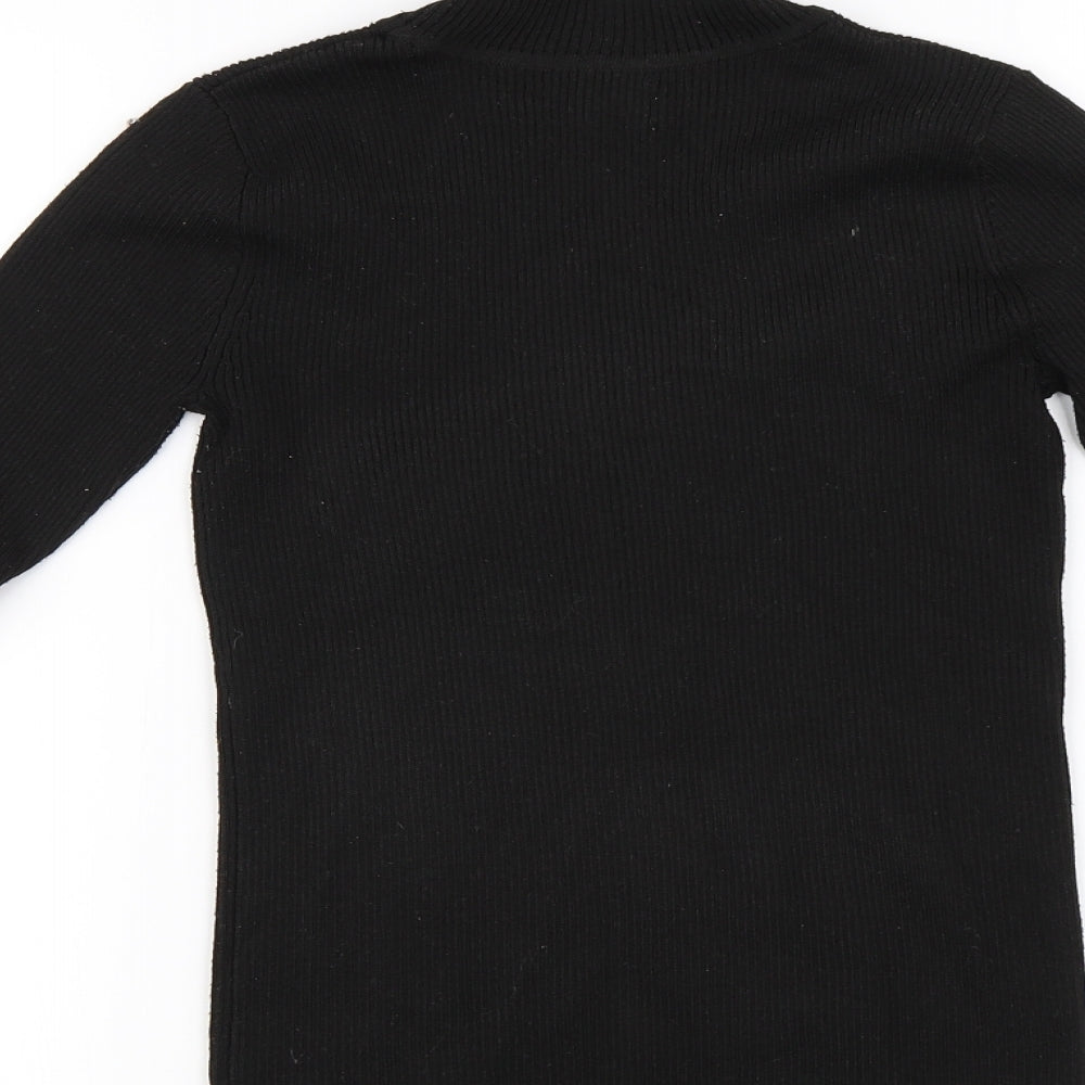 Papaya Womens Black Pullover Jumper Size 12