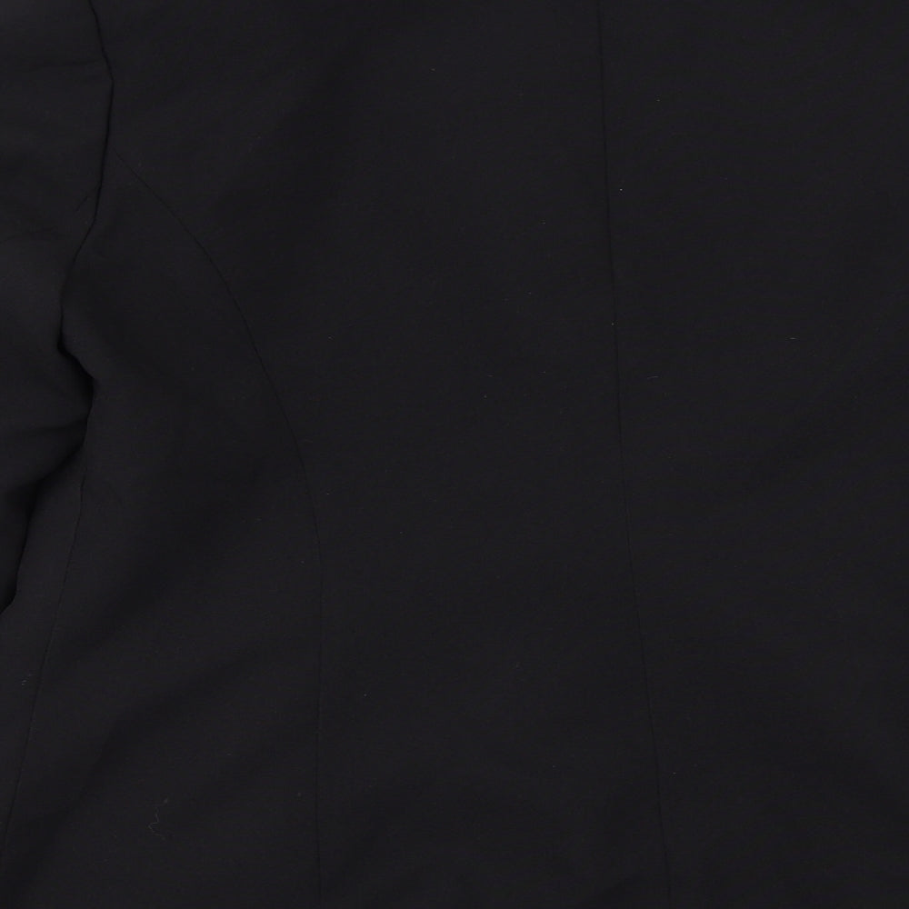 George Womens Black Jacket Blazer Size 14