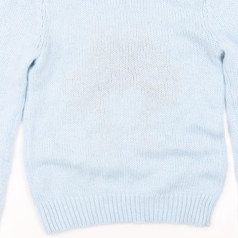 Dorothy Perkins Womens Blue Pullover Jumper Size 6 - Bird pattern