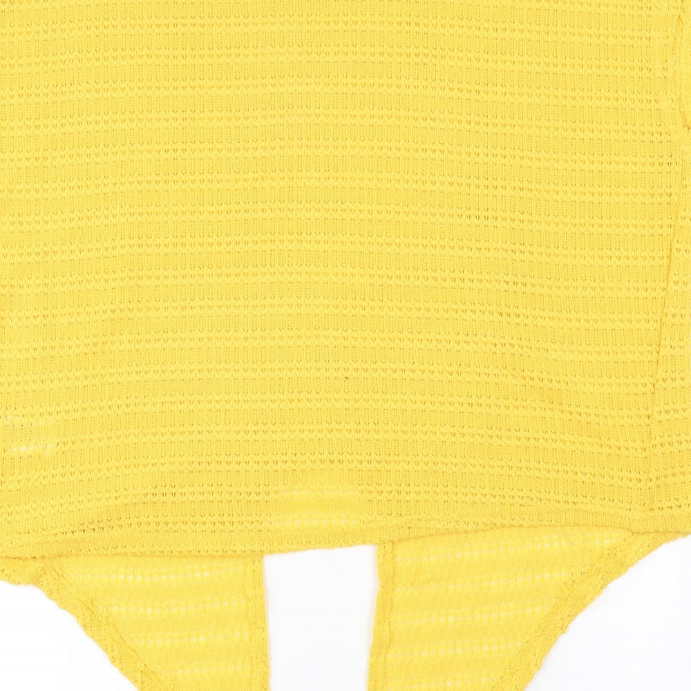 New Look Womens Yellow Pullover Jumper Size L
