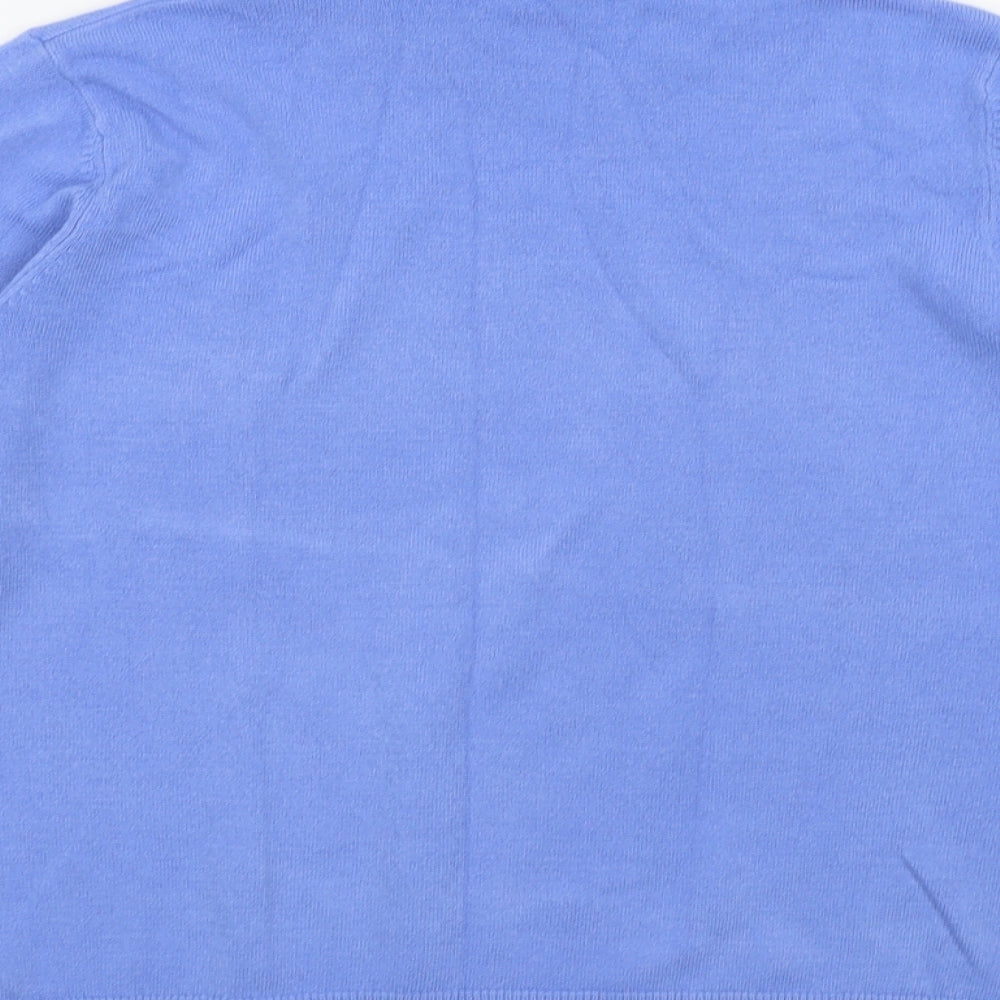 BHS Womens Blue Basic T-Shirt Size 12