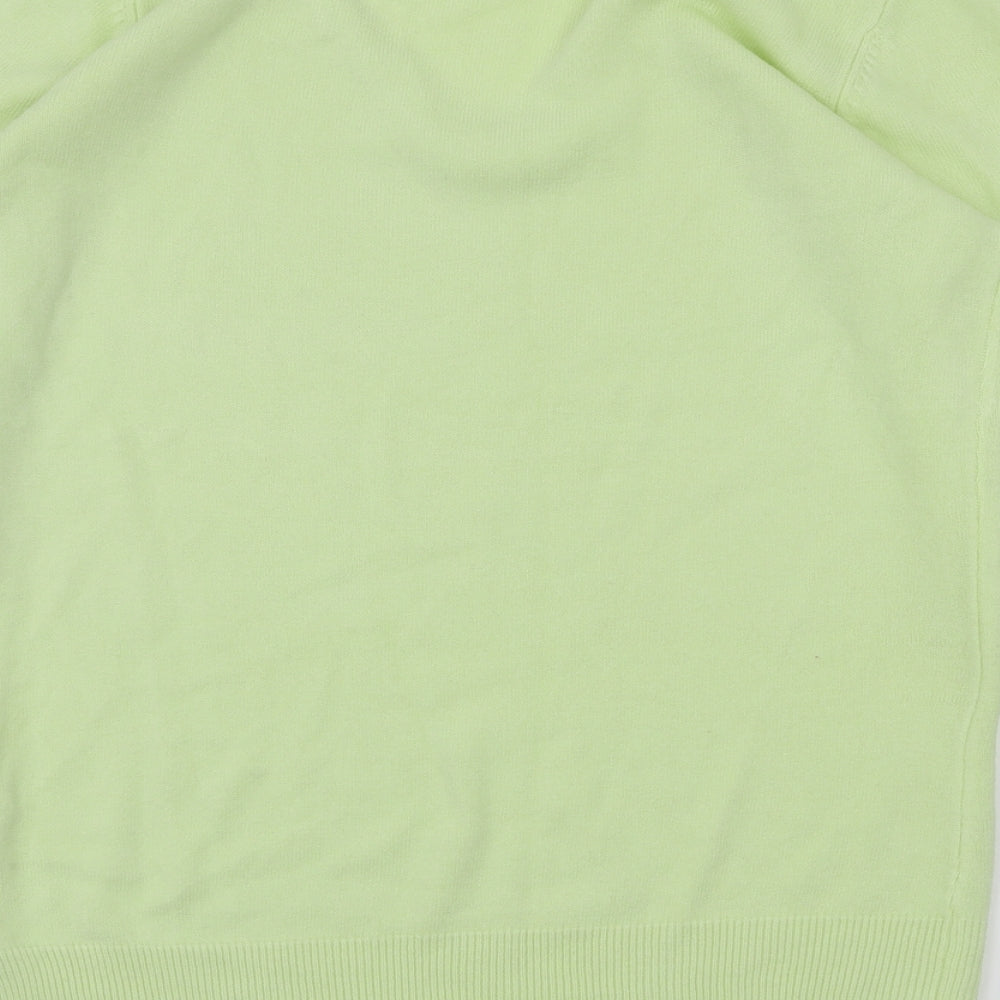 ANNE WEYBURN Womens Green Pullover Jumper Size 10