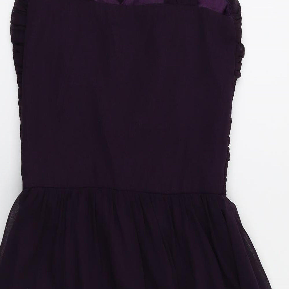 Pixie Lott Womens Purple Fit & Flare Size 6