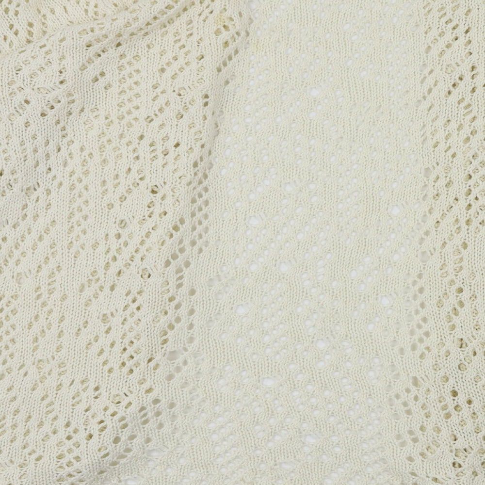 F&F Womens Ivory Cardigan Jumper Size 10