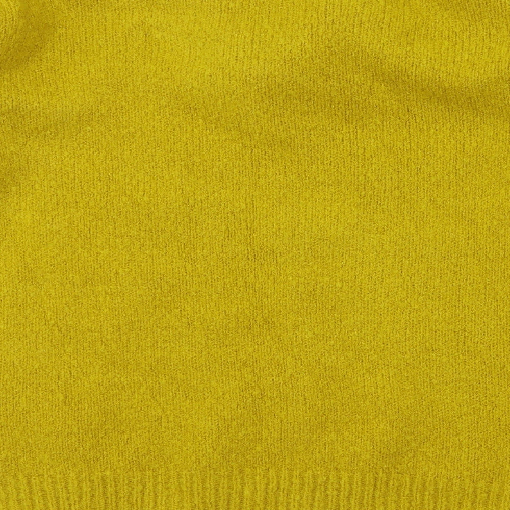 George Womens Yellow Pullover Jumper Size 8