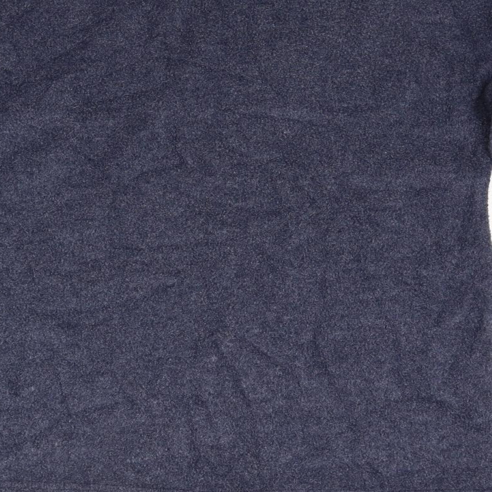 nut meg Womens Blue Fleece Pullover Jumper Size 8