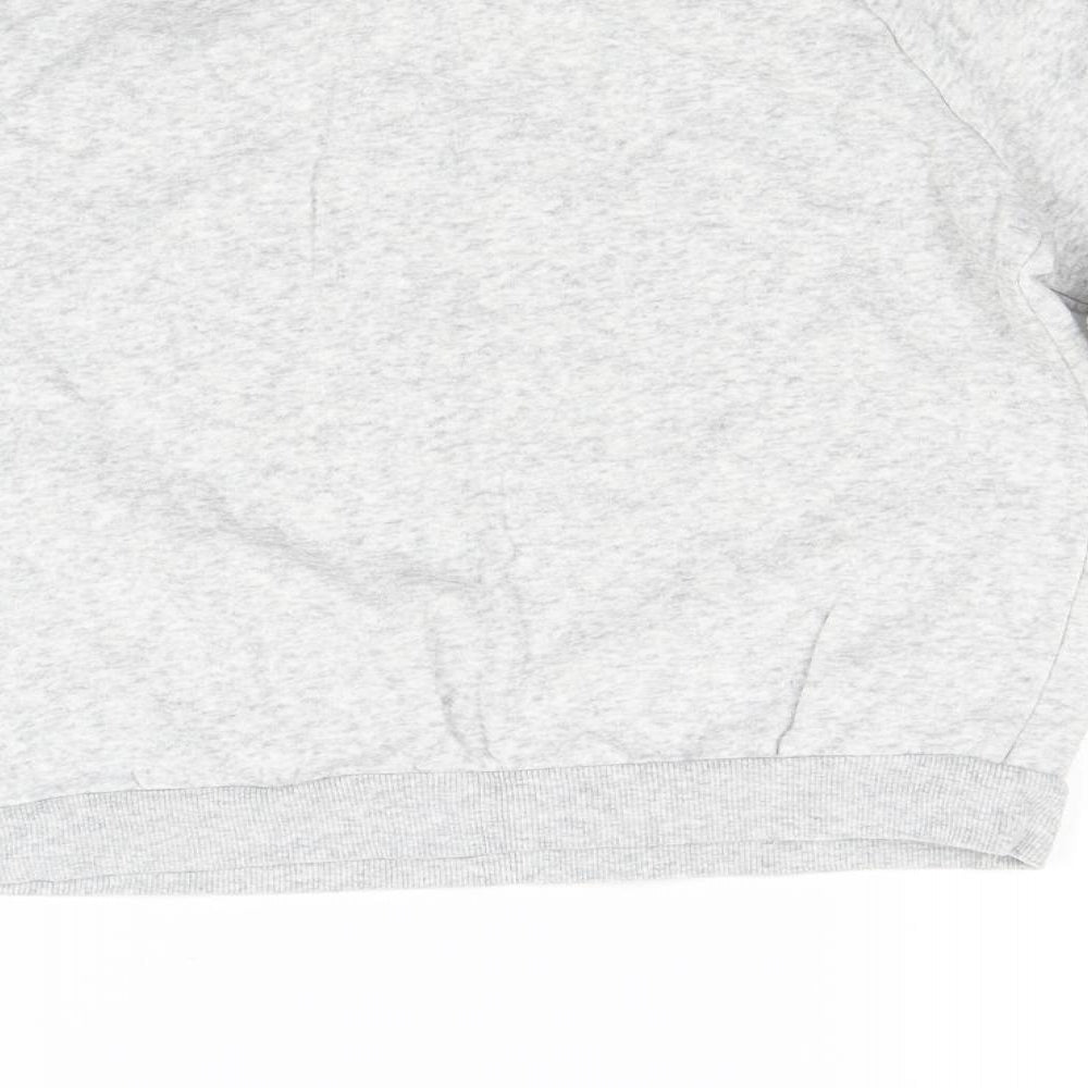 H&M Girls Grey Jacquard Pullover Sweatshirt Size 11-12 Years - UNICORN