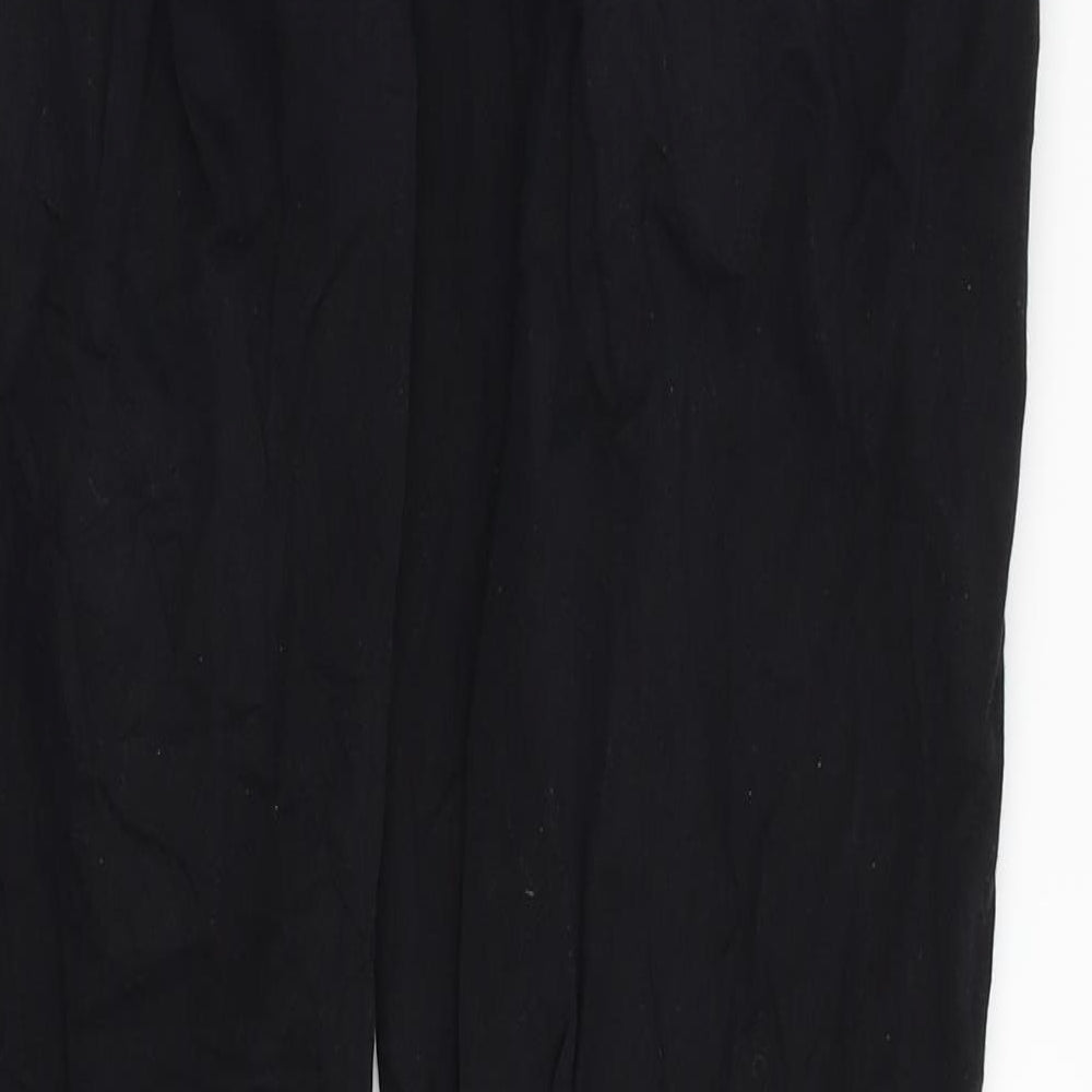 Gang Womens Black Cargo Trousers Size 28 in L30 in
