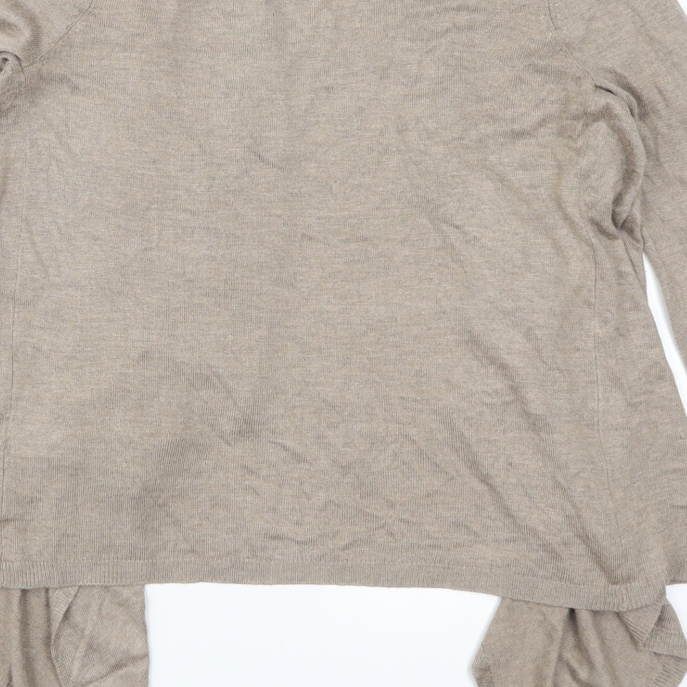 Atmosphere Womens Beige Cardigan Jumper Size 6