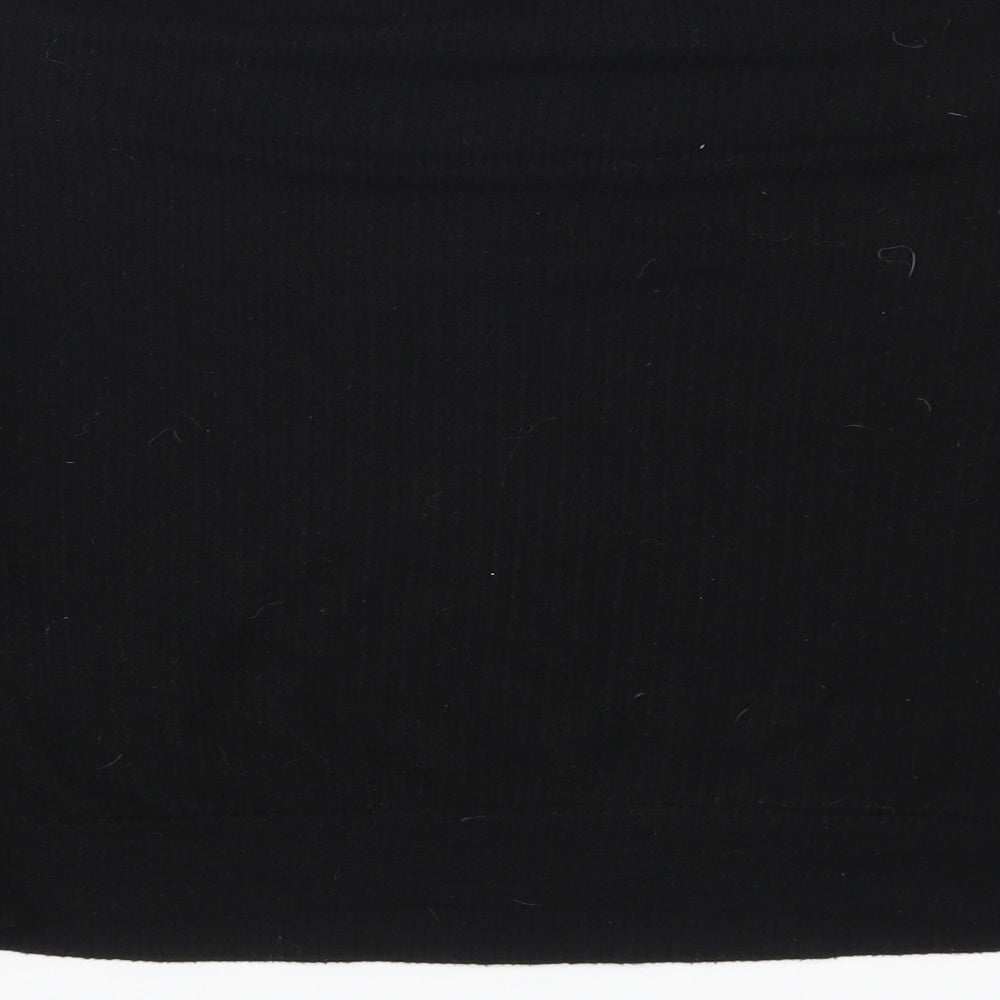 New Look Womens Black Pullover Sweatshirt Size M