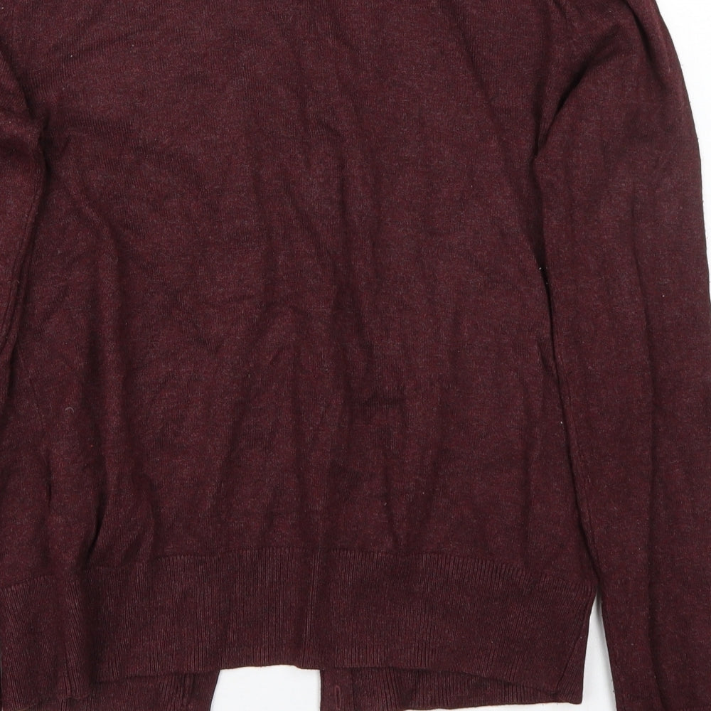 H&M Womens Purple Cardigan Jumper Size S