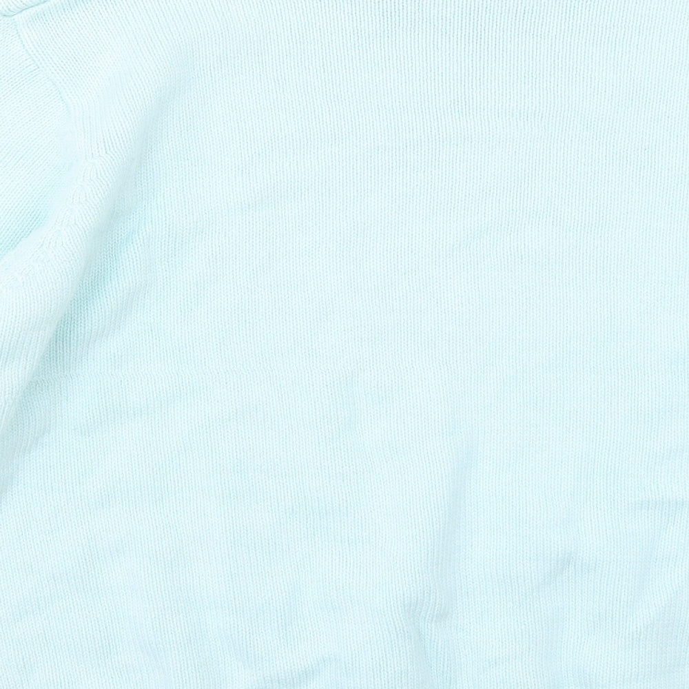 EWM Womens Blue Pullover Jumper Size M
