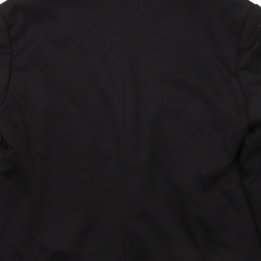 George Womens Black Jacket Blazer Size 14