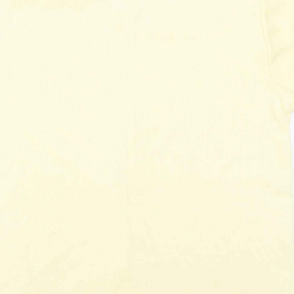 Original clothing Womens Yellow Basic T-Shirt Size 14