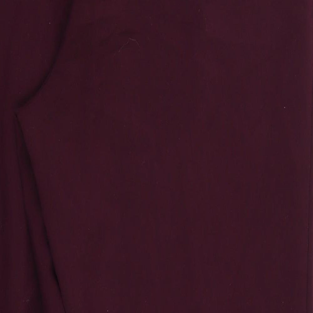 Classics Womens Purple Trousers Size 14 L27 in