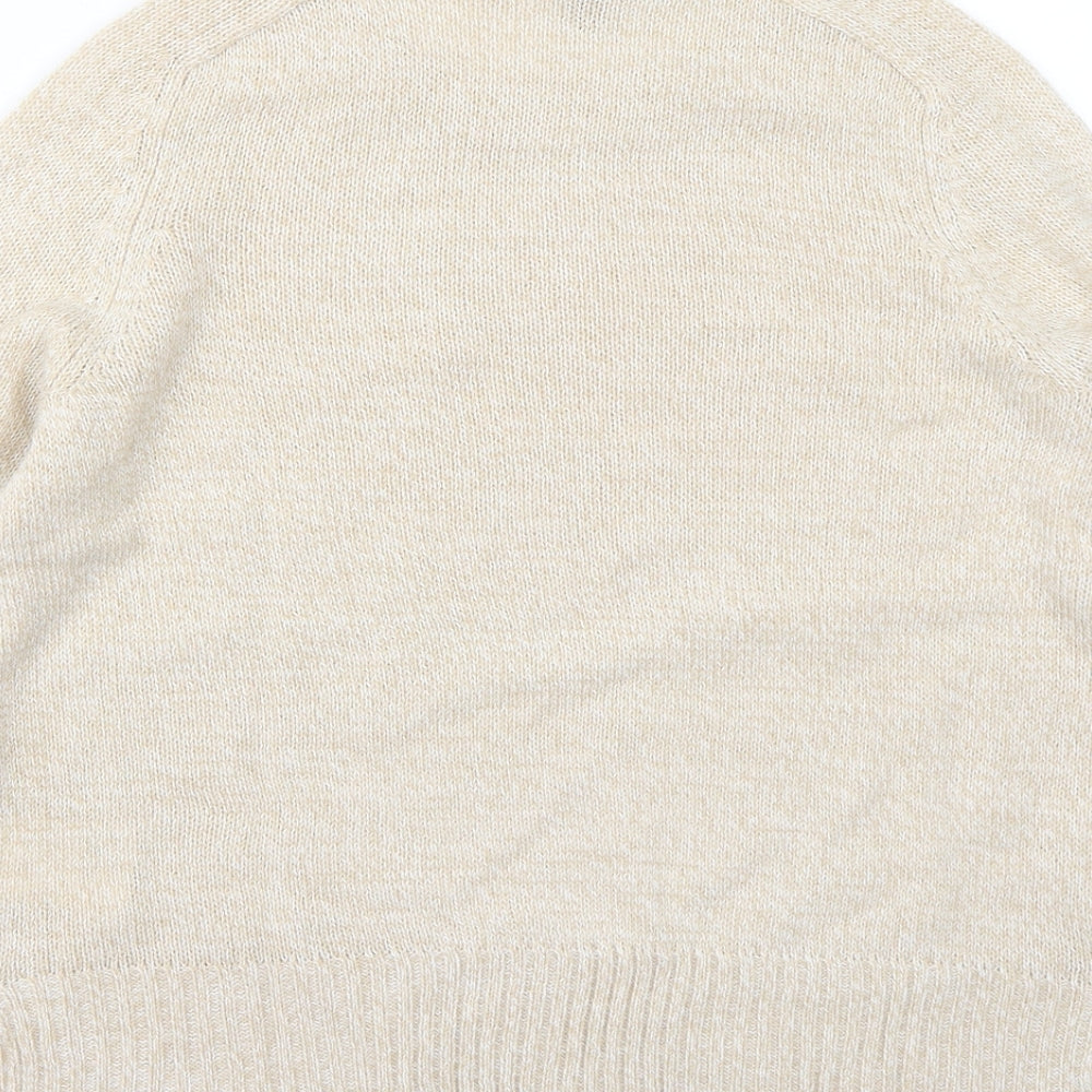 H&M Womens Beige Pullover Jumper Size S