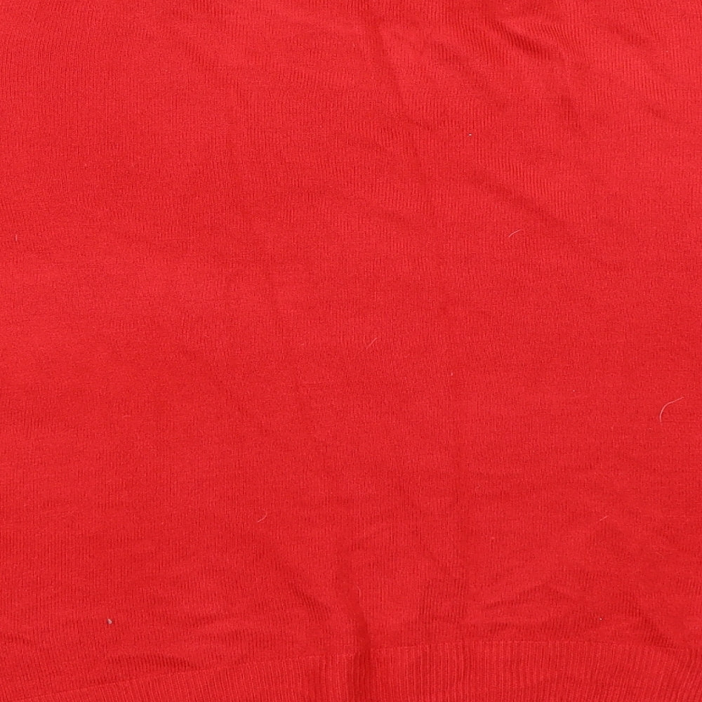 BHS Womens Red Pullover Jumper Size 20