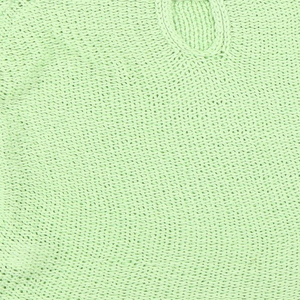 Preworn Girls Green Pullover Jumper Size 10 Years