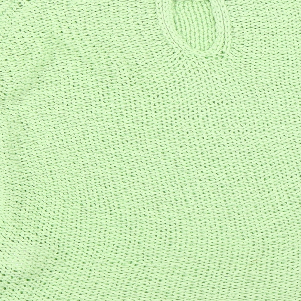 Preworn Girls Green Pullover Jumper Size 10 Years