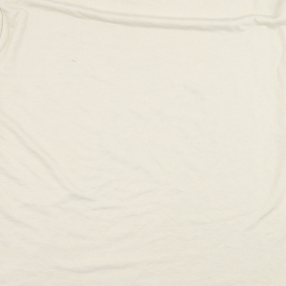ASOS Womens Ivory Jersey Pullover Sweatshirt Size M