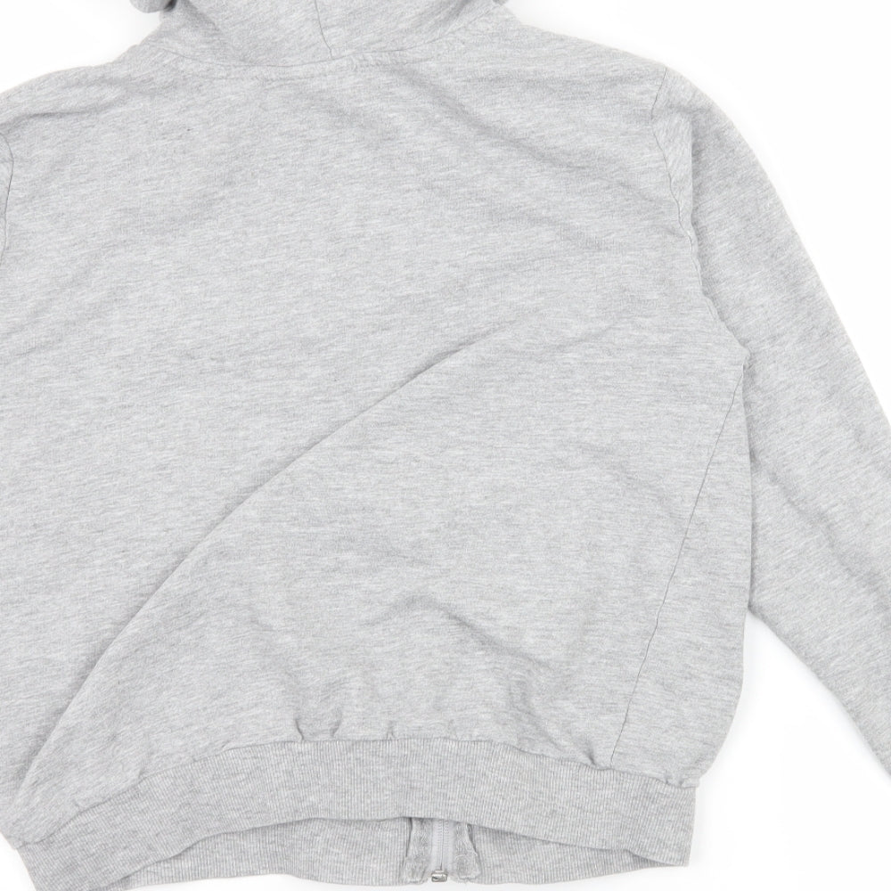 Divided by H&M Womens Grey Jersey Full Zip Hoodie Size XS