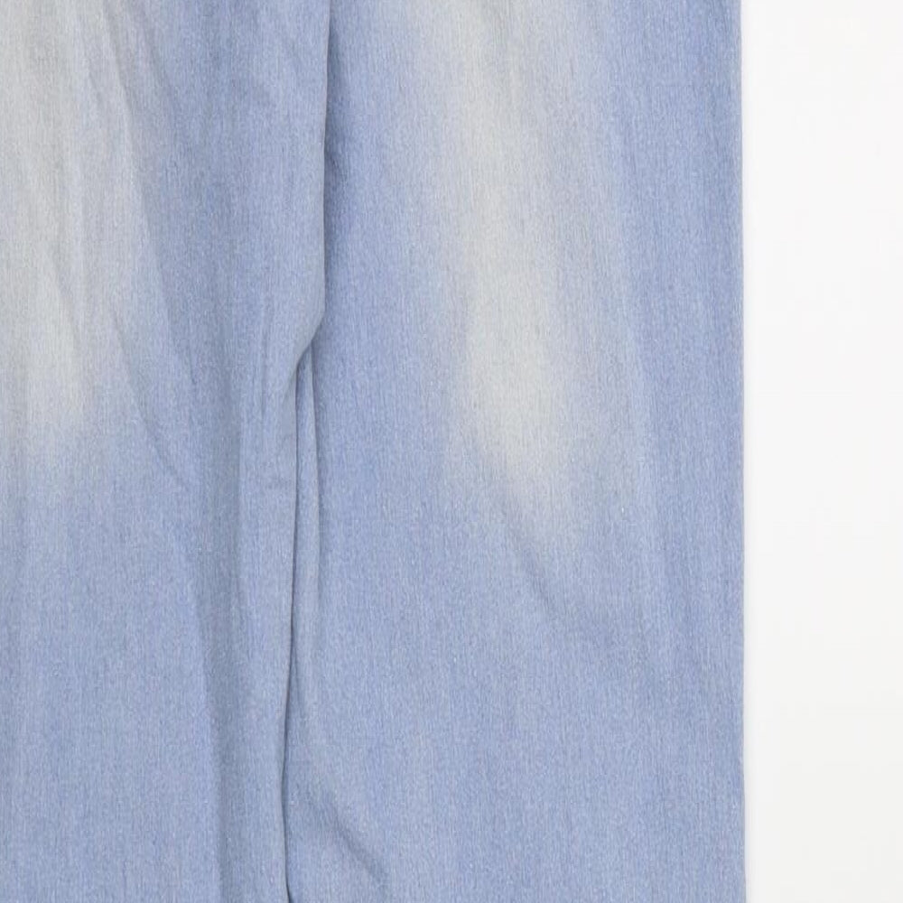 Denim co Womens Blue Denim Straight Jeans Size 6 L30 in
