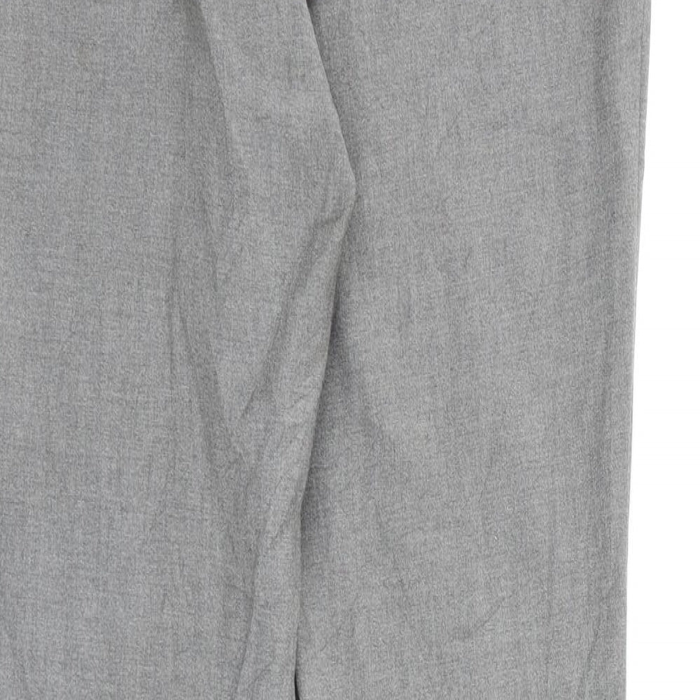 H&M Womens Grey Rayon Dress Pants Trousers Size 12 L29 in