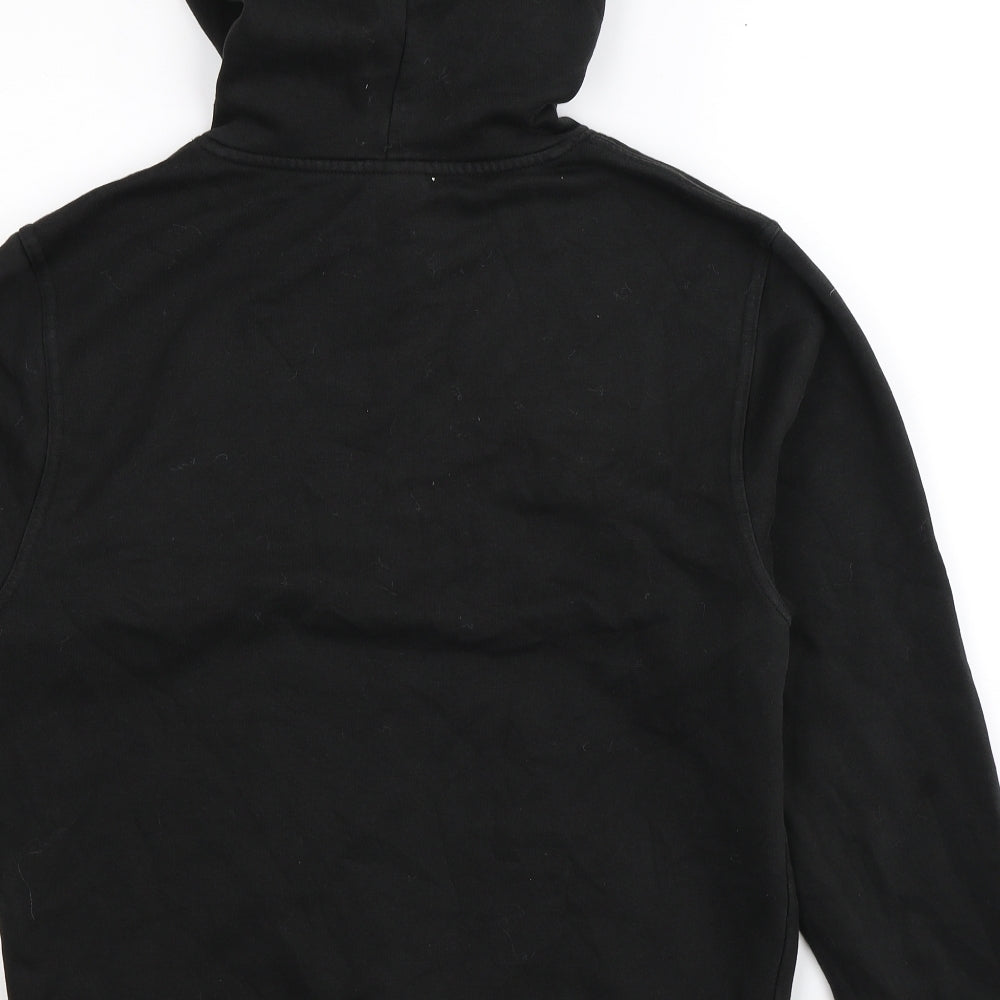 Uneek Mens Black Pullover Hoodie Size S