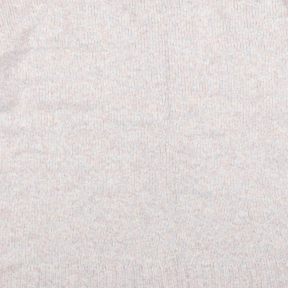 New Look Womens Grey Knit Pullover Jumper Size M