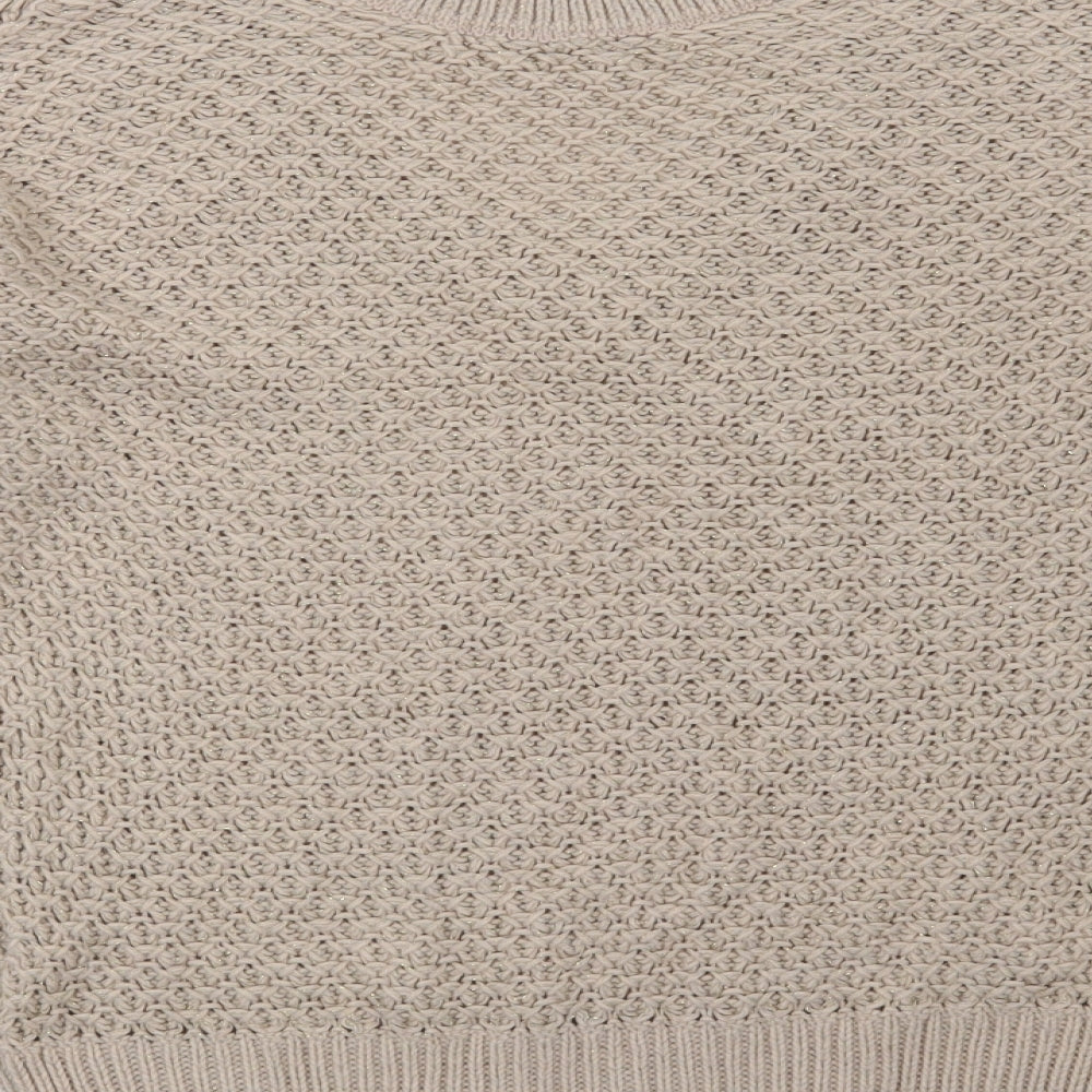 NEXT Womens Beige Pullover Jumper Size S