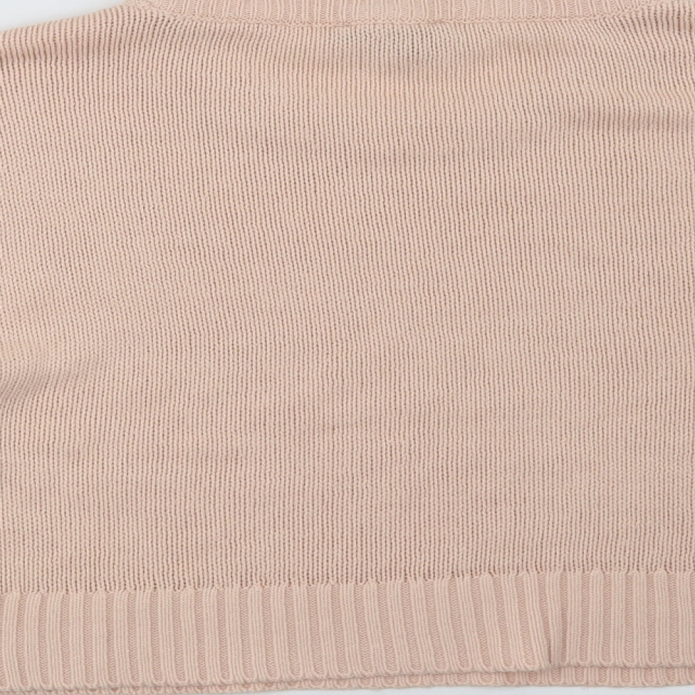 New Look Womens Pink Pullover Jumper Size M